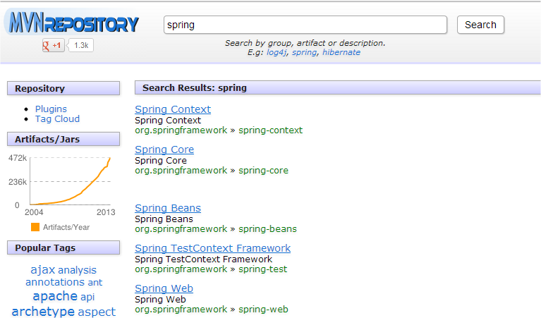 maven_spring_search